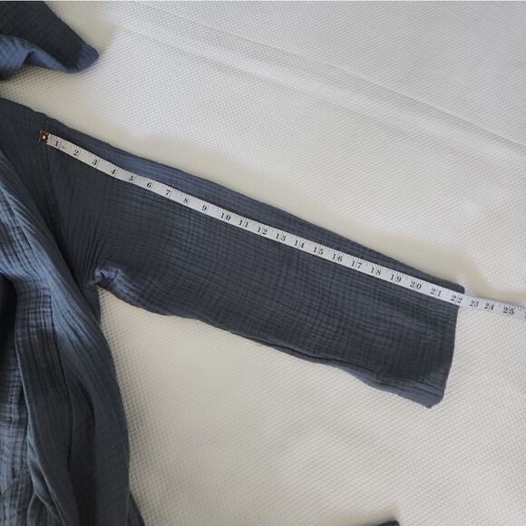 Parachute waffle robe unisex lagenlook minimalist freestyle - Picture 7 of 12